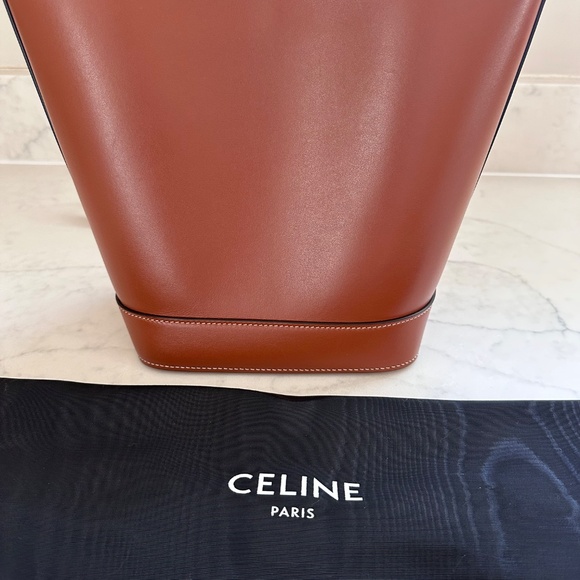 COPY - Celine Triomphe Small Bucket Bag, Tan - Picture 4 of 10